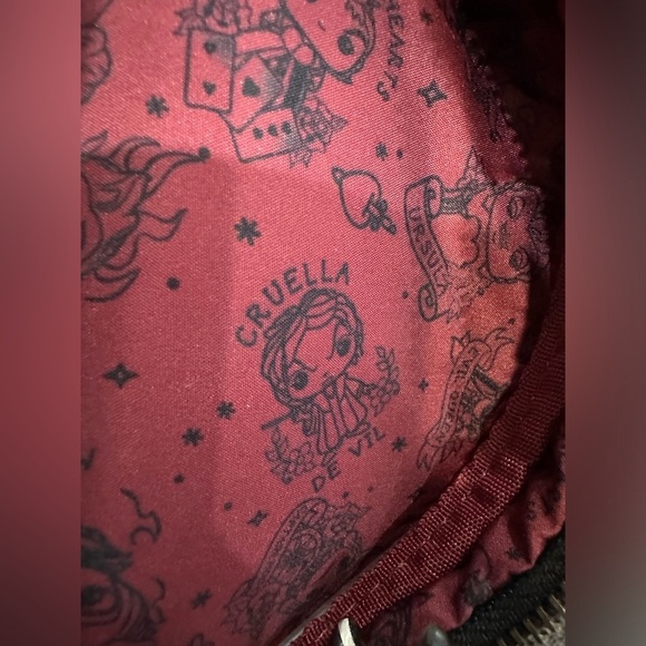 Loungefly POP Disney Villains Tattoo All Over Print Backpack NWT​​ - Picture 4 of 5